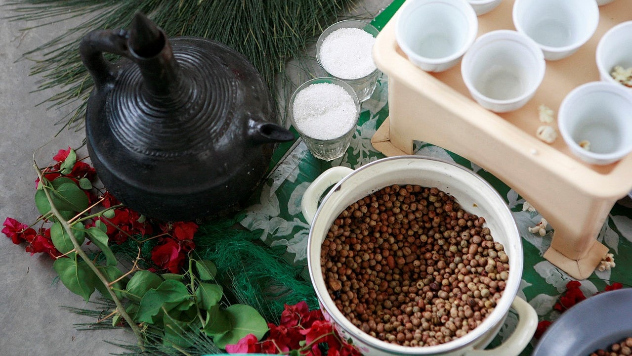 Addis Ababa Ethiopian Coffee Ceremony