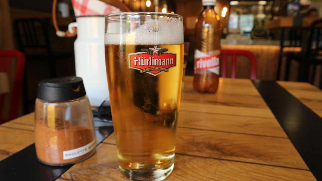 Hürlimann beer and rivella