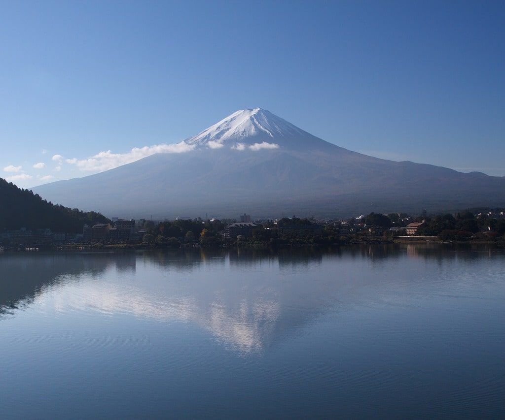 Lake Kawaguchiko Mount Fiji Japan