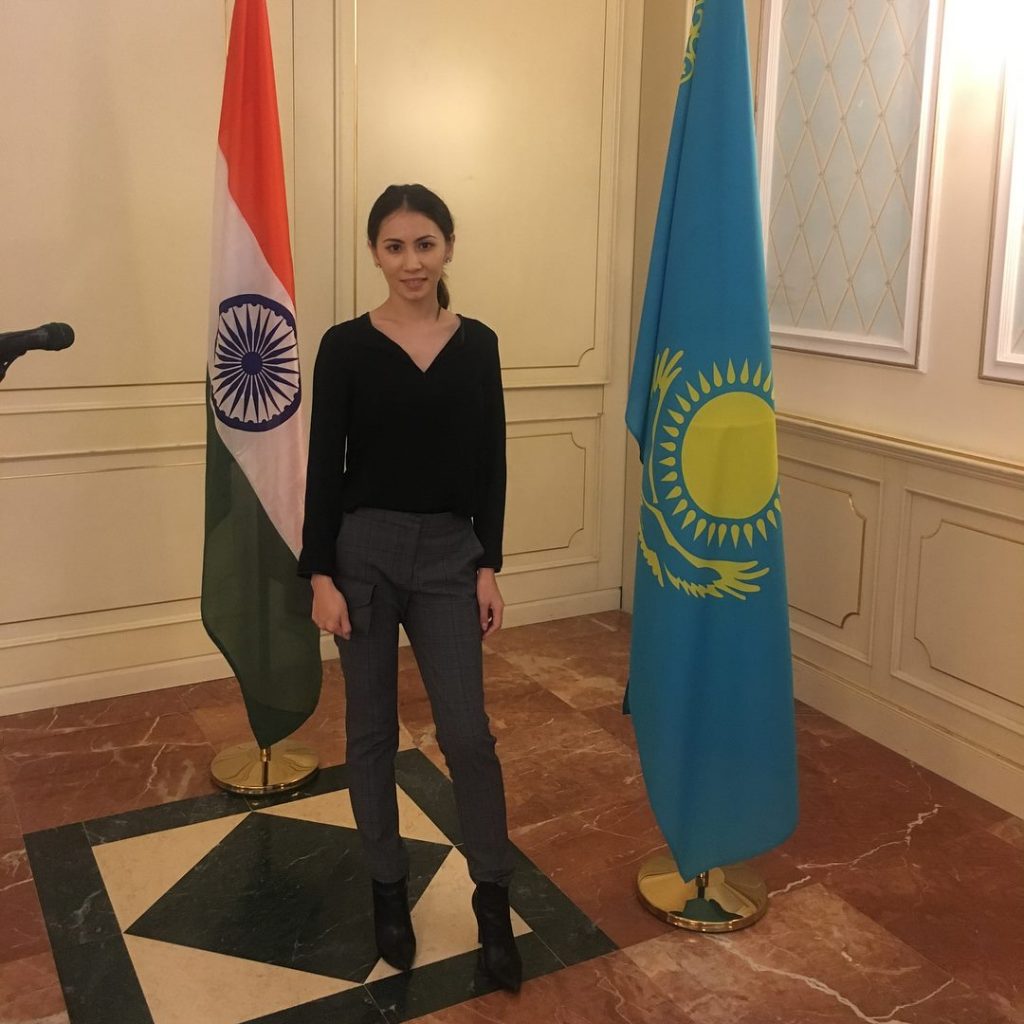 Aidana India Kazakhstan Flag